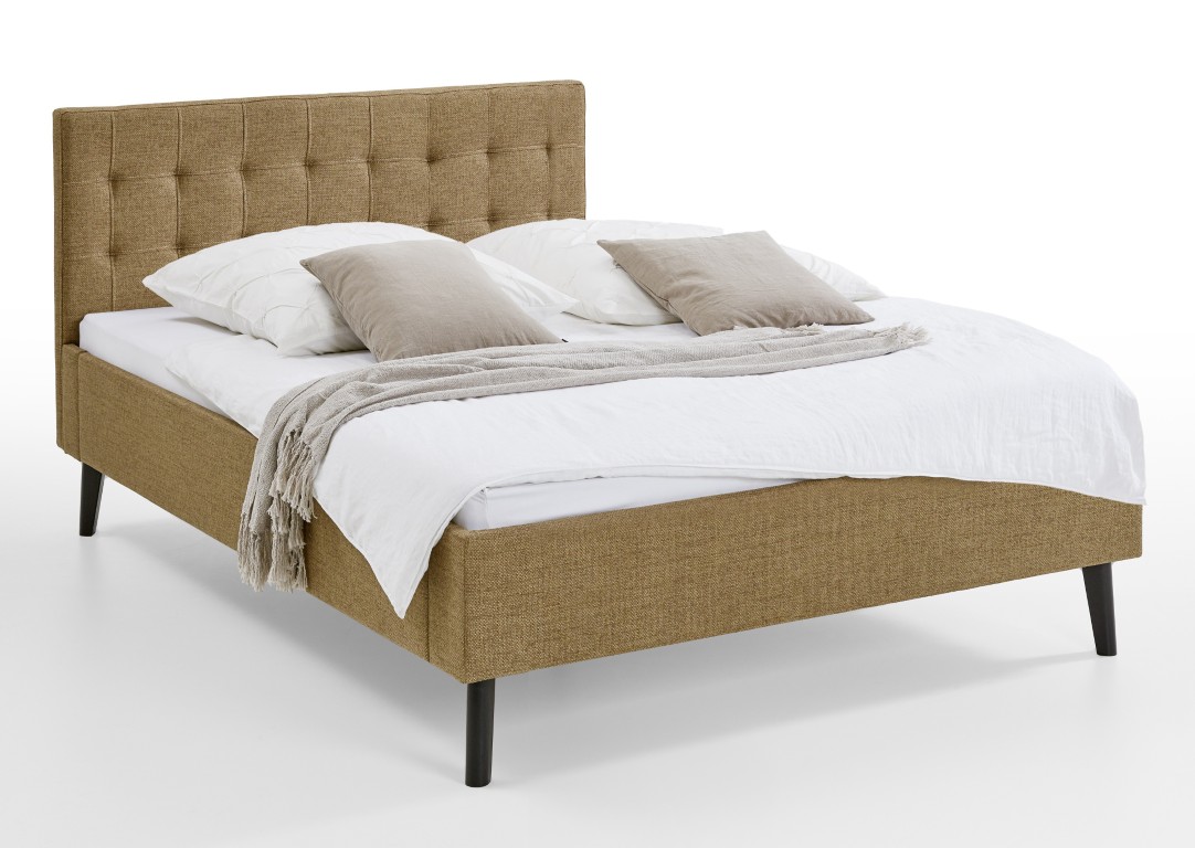 gepolstertes  Bett