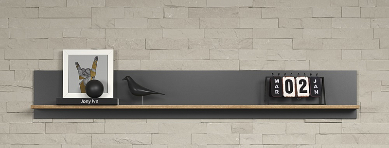 Wandboard Esteban | Coast Evoke Oak / Anthrazit