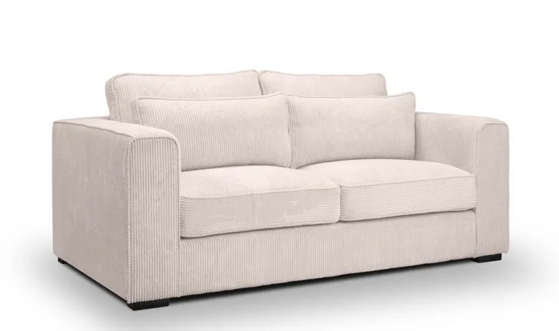 2,5-Sitzer Polstersofa Almera | 200cm | Cordstoff | grau-beige
