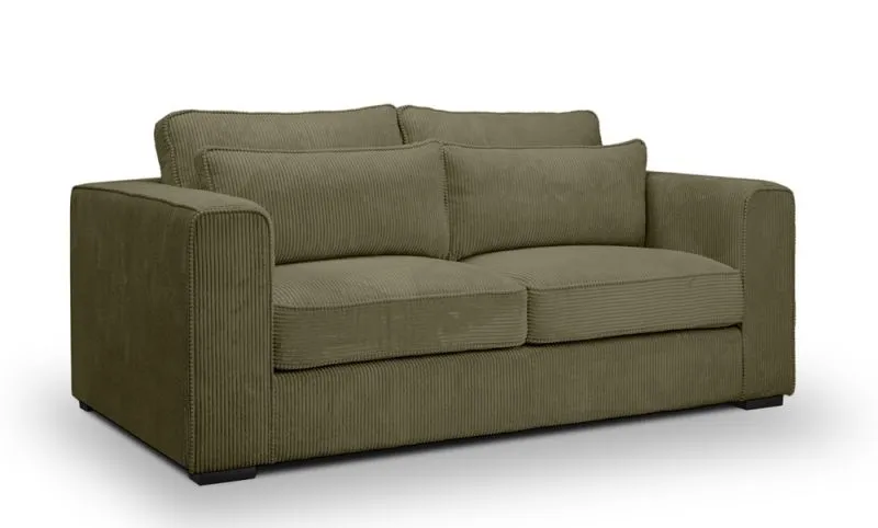 2,5-Sitzer Polstersofa Almera | 200cm | Cordstoff | khaki