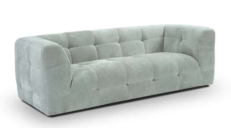2,5-Sitzer Polstersofa Tenso | 217cm | Strukturstoff | mintblau