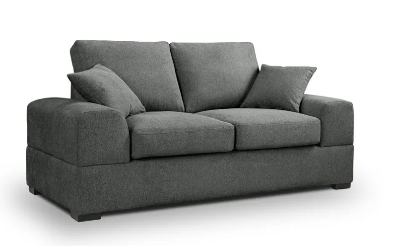 2-Sitzer Polstersofa Veda | 182cm | Strukturstoff | grau