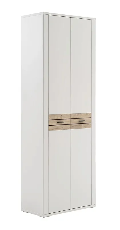 Garderobenschrank Mantena | Modern white / Viking Oak