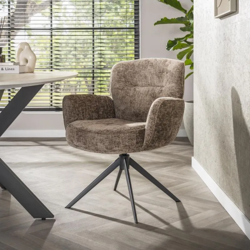2er Set Barhocker Duba | drehbar | Champagne