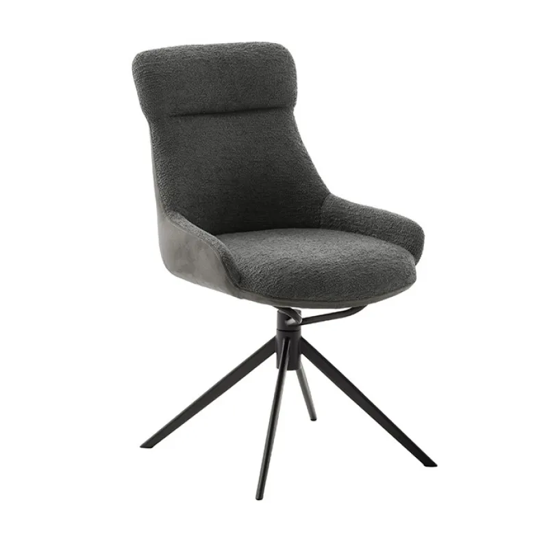 2er Set Stuhl Pelion | drehbar | anthrazit