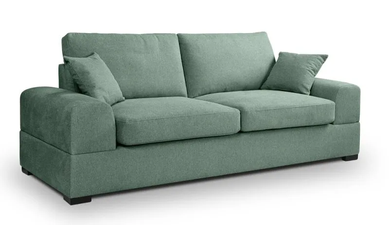 3-Sitzer Polstersofa Veda | 221cm | Strukturstoff | petrol