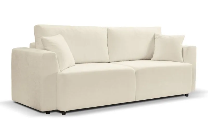 3-Sitzer Schlafsofa Point | 250cm | Webstoff | Creme