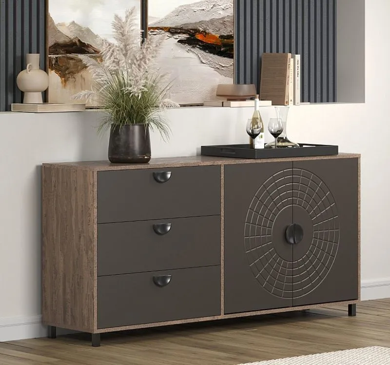 Sideboard Fusion | Rostoptik Rusty Flow / Perlbronze