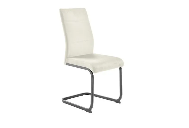 4er Set Freischwinger Stuhl Ticino | creme