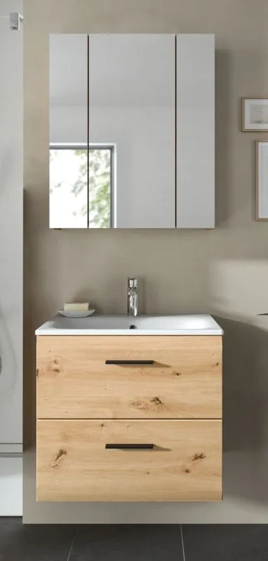 Bad Set Ice 3 | 2-teilig | Artisan Oak | inkl. Waschbecken