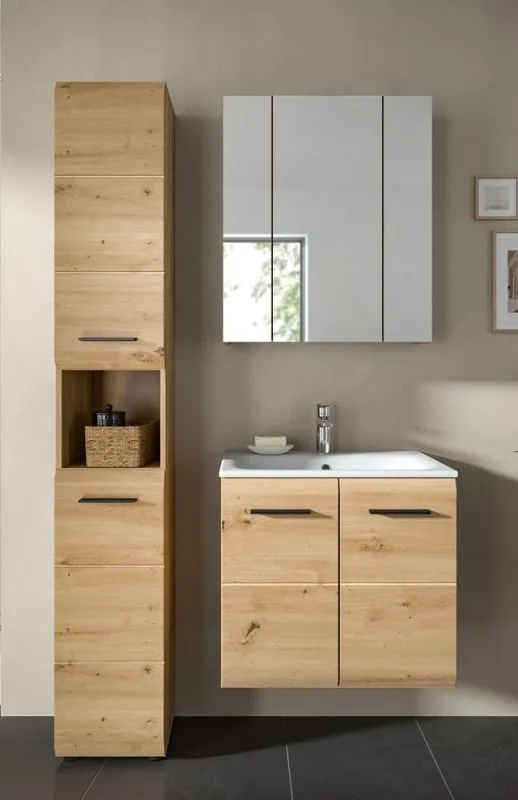 Bad Set Ice 4 | 3-teilig | Artisan Oak ohne Beleuchtung