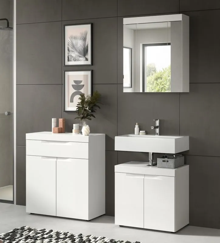 Badezimmer-Set Viana 1 | 3-teilig | weiß