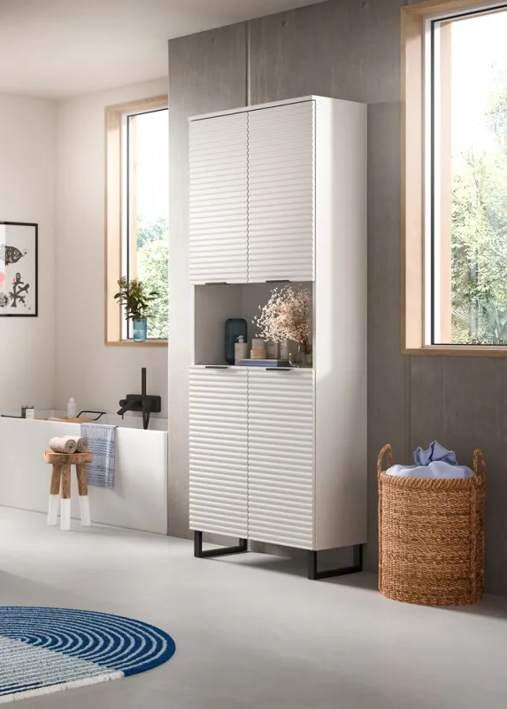 Badschrank Hochschrank Riff