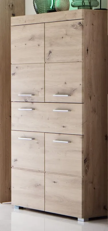 Badschrank Badkommode breit Amanda | Eiche Asteiche