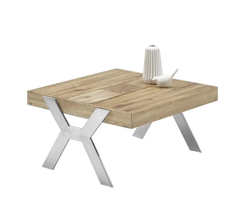 Beistelltisch Burgas | Zereiche massiv | natur | 65 x 35 x 65 cm