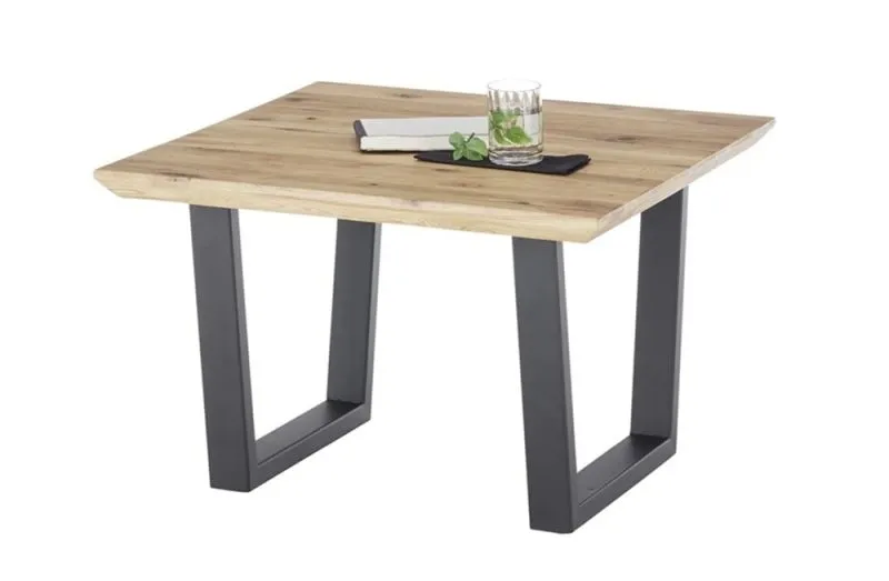 Couchtisch Asola | T-Fuß | Eiche / schwarz | verschiedene Größen