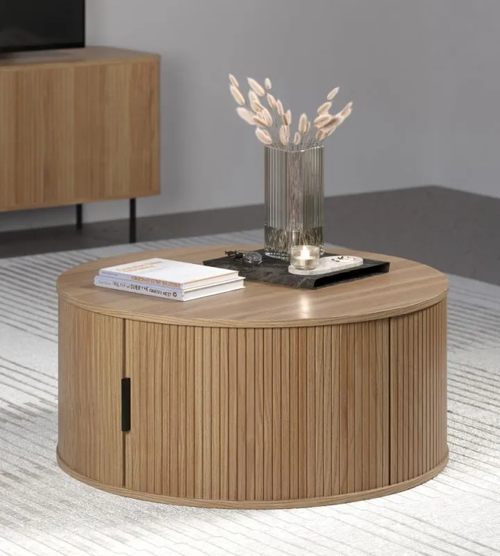 Couchtisch Ronin | Eiche | rund