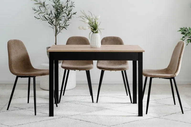 Esstisch Capri (XL) | Artisan Oak / schwarz