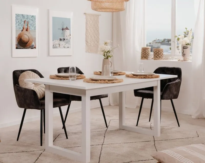 Esstisch Denver | Ausziehtisch | Artisan Eiche / weiß