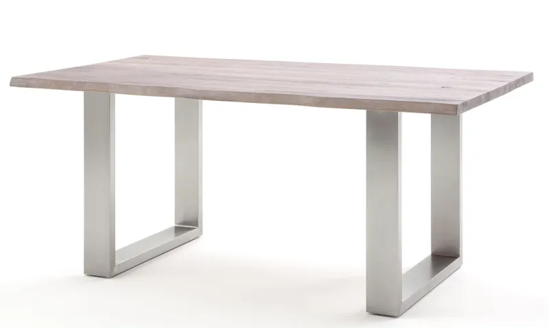 Esstisch Kufentisch Matras | Eiche gekälkt massiv | 200 x 100 cm