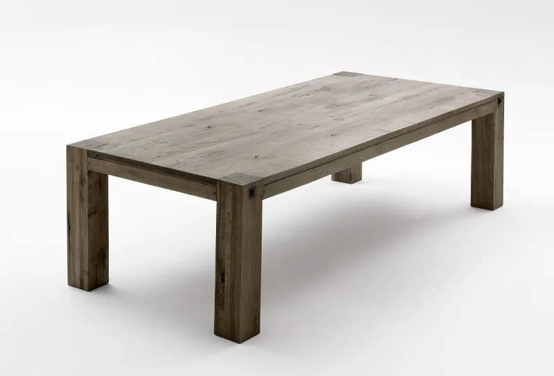 Esstisch Leeds | Eiche verwittert massiv | 260 cm x 100 cm