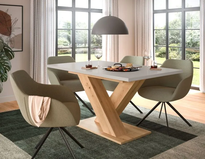 Esstisch Motion 1 | ausziehbar | Kaschmir / Artisan | 150(190)x90