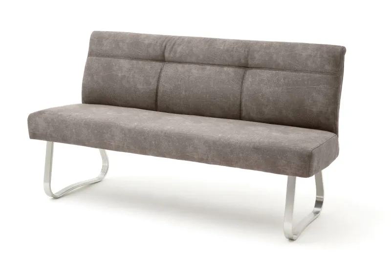Esszimmerbank Talena | Büffellederoptik | braun | 175x66