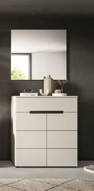 Garderoben-Set Canu | Kaschmir / Basalt grau | 2-teilig