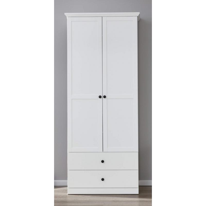 Garderobenschrank Baxter | Landhausstil | weiß