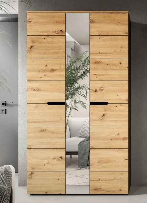 Garderobenschrank Canu 1 | grau / Artisan Eiche