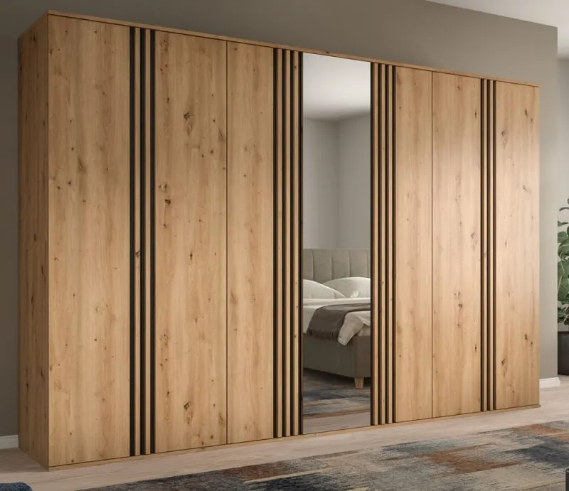 Garderobenschrank Kleiderschrank Tofta 1 | 3-teilig | Artisan Eiche