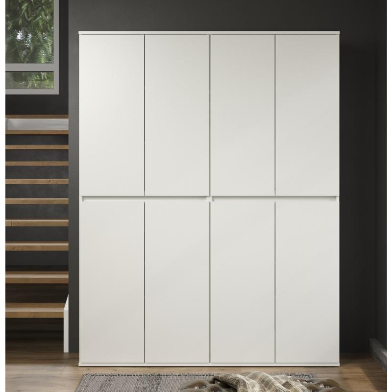 Garderobenschrank Nevada | weiß | 148 x 191 x 34 cm