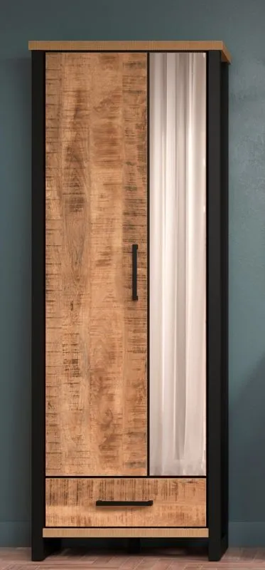 Garderobenschrank Schrank Enna, Mango Dekor