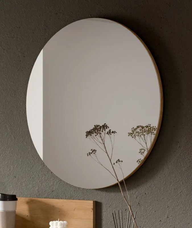 Garderobenspiegel Drive | rund | Artisan Oak
