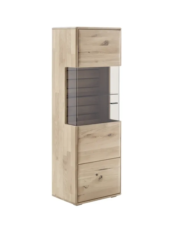 Highboard 2 Girona | Ast / Balkeneiche | optional LED Beleuchtung