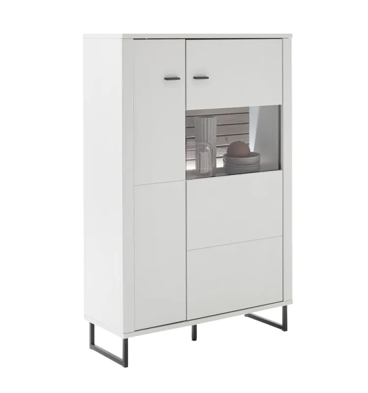 Highboard Louisiana 2 | Modern White