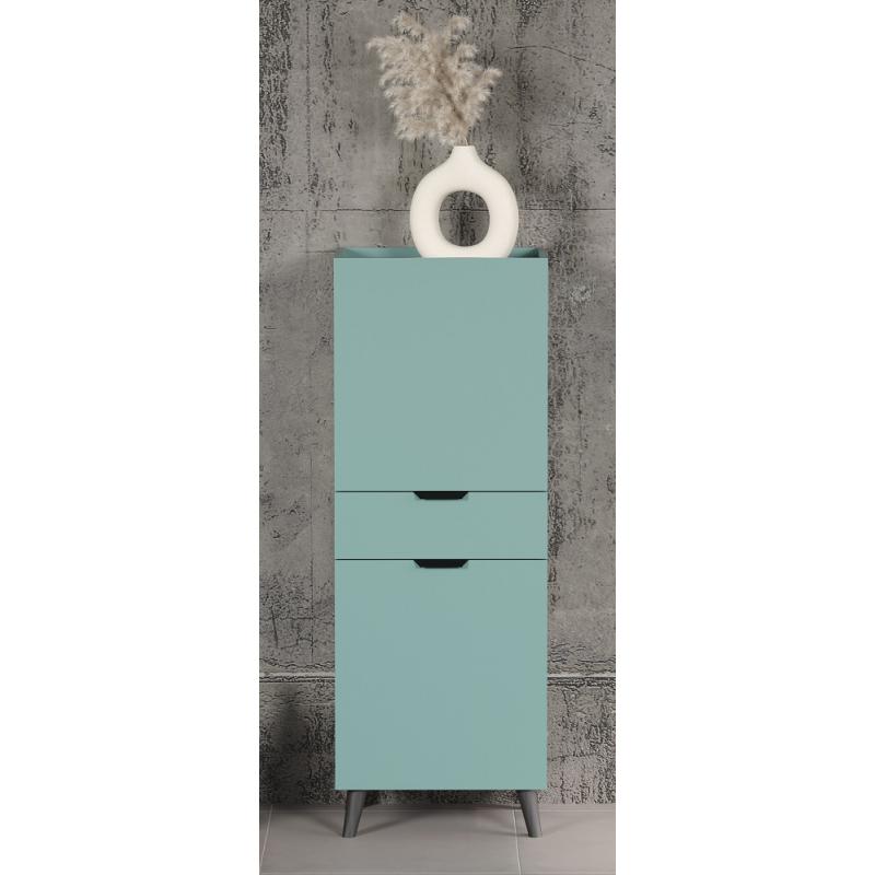 Highboard Melton | Dusk Blue / Anthrazit