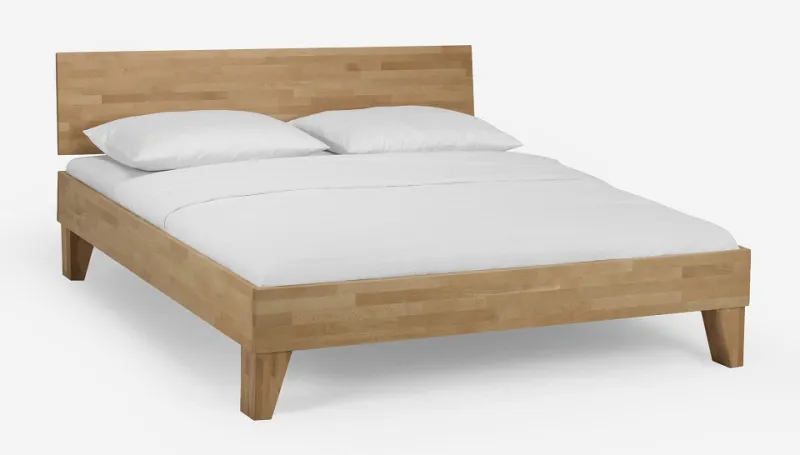 Holzbett massiv Daisy | Buche lackiert | 200x200 | Kopfteil 2