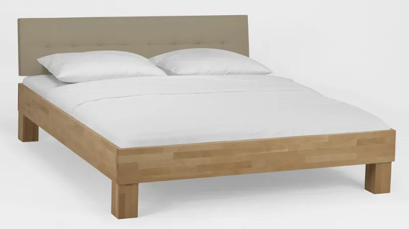 Holzbett massiv Daisy | Buche lackiert | 200x200 | Kopfteil 4