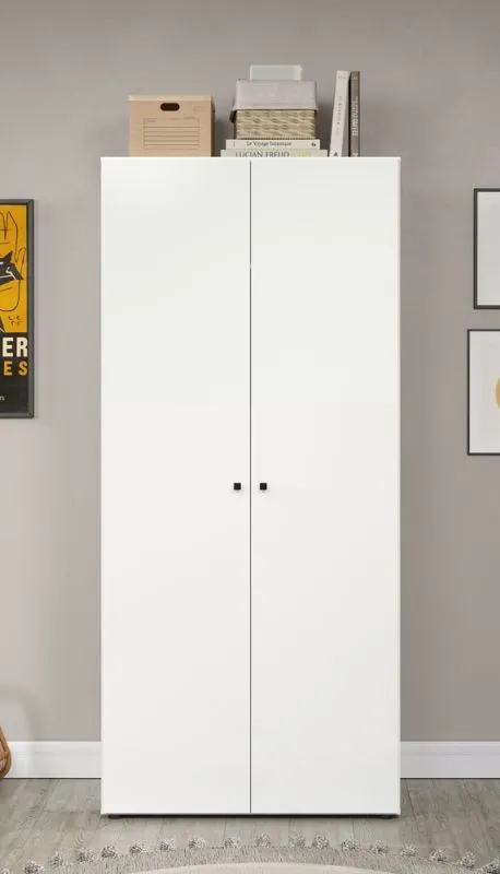 Kleiderschrank Basics | weiß