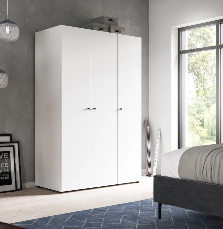 Kleiderschrank Darwin | mit 3 Türen | weiß