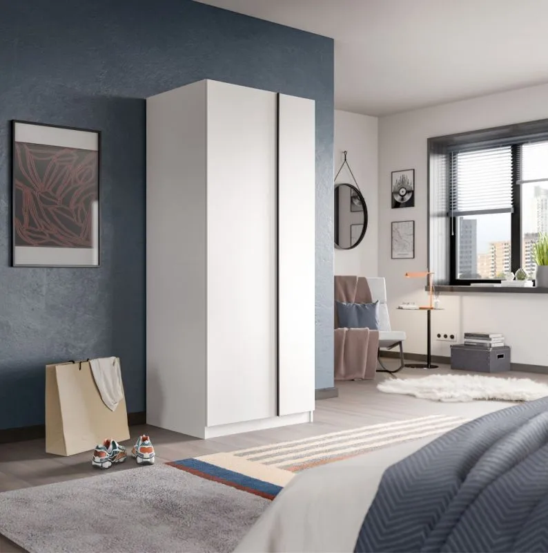 Kleiderschrank Oakland | mit 2 Türen | weiß