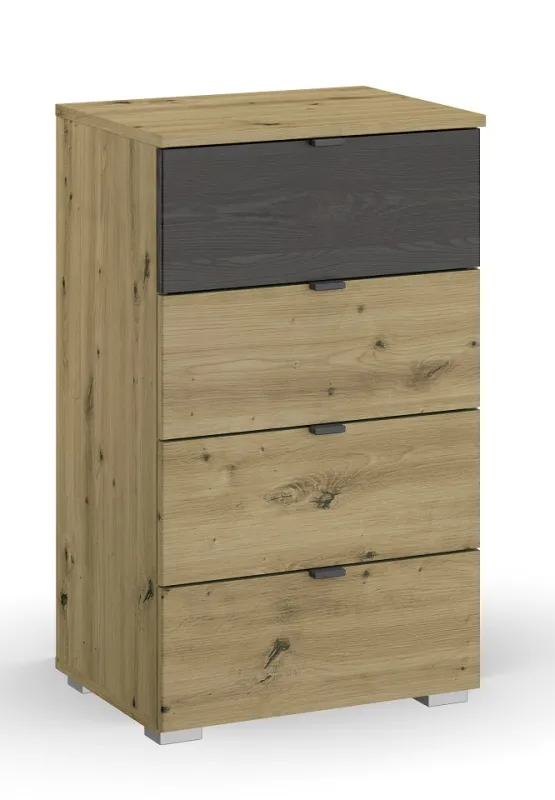 Kommode Apollon | mit Schubkästen | Eiche Artisan | 47 x 81 x 42 cm