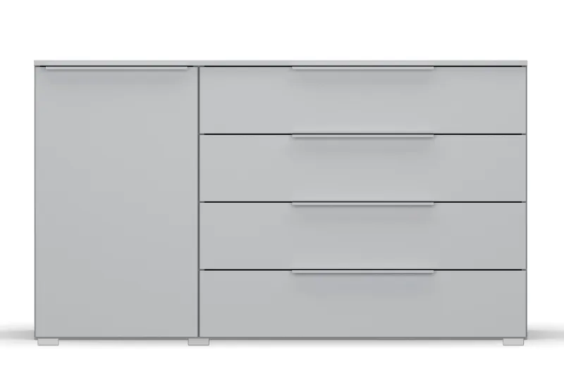 Kommode Monostar | mit Schubkästen | seidengrau | 140 x 81 x 42 cm