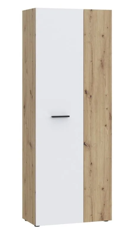 Mehrzweckschrank Drehtürenschrank Schrank Net106 | 2-türig | weiß / Artisan Eiche