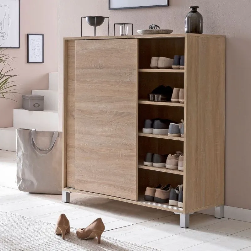 Schiebetürenschrank Sonoma | mit 2 Türen | braun