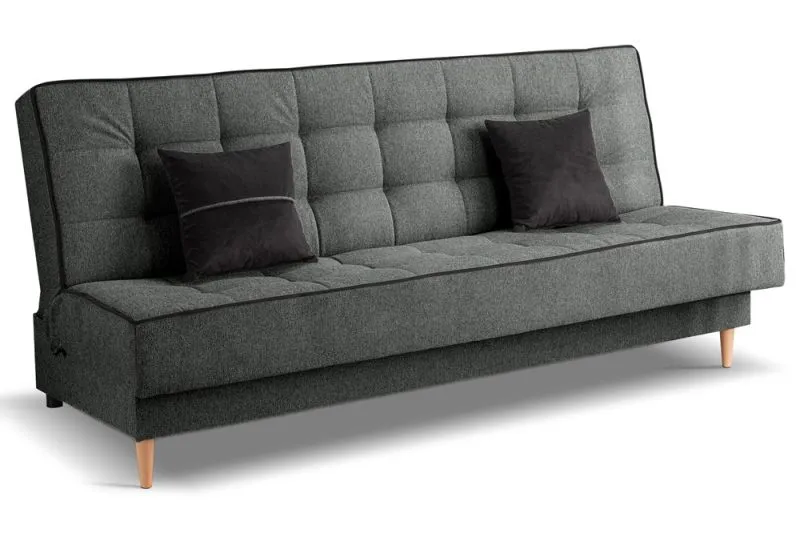 Schlafsofa 3-Sitzer Bono | 199cm | Strukturstoff | grau