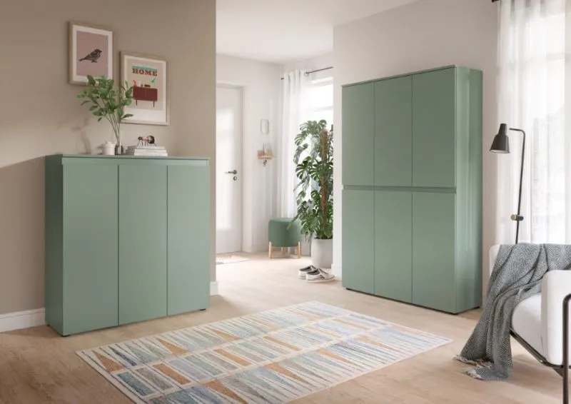 Schrankkombination Scarpa 2 | 2-teilig | Smoke green