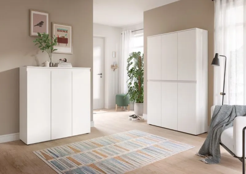 Schrankkombination Scarpa 2 | 2-teilig | weiß