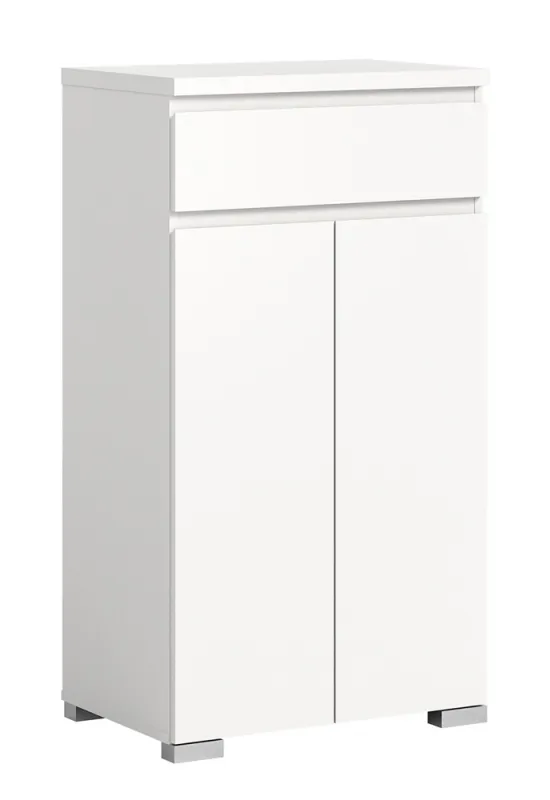 Schuhkommode Shoelove mit Schubkasten | weiß | mit Beleuchtung 60 cm x 109 cm x 40 cm